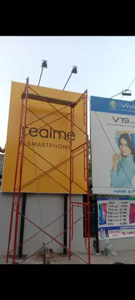 Neon box papan nama huruf timbul mrh
