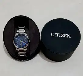 Jam Tangan Citizen BU2010-57L Eco-Drive Multi-Function Blue Dial