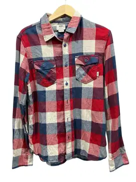 Flannell vans size L panjang 70 LD 105 kondisi 95%