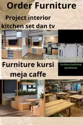 Ready Furniture meja sama kursi 1seat