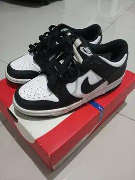 Dijual Murah Sepatu ORI Nike Dunk Low Panda Black White GS - Size 36
