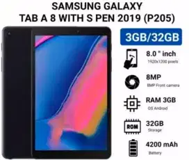 SAMSUNG TAB 4G LTE & CELL RAM 3/32 ORIGINAL