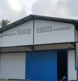 DISEWAKAN 1 Unit Bangunan Gudang teluk naga