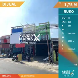 Dijual Ruko Siap Pakai di Sigura-Gura Malang