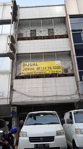 Ruko Senen Raya 3.5 Lantai, LT 66 m2, Dalam Komplek Ruko, Murah