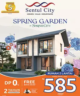 Rumah Baru Sentul City Spring Garden Type 46 Upsloap, 1 Lantai