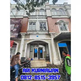 DIJUAL RUKO HADAP JALAN COCOK SEMUA BISNIS 4,5X16 HARGA 3M 3 LANTAI