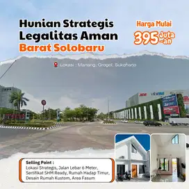 RUMAH BARU MEWAH DI MANANG DEKAT KOTA SOLO SHM READY