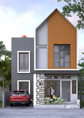 Rumah Baru 5 Menit ke Tol Kukusan 10 Menit Stasiun Depok Baru Free DP