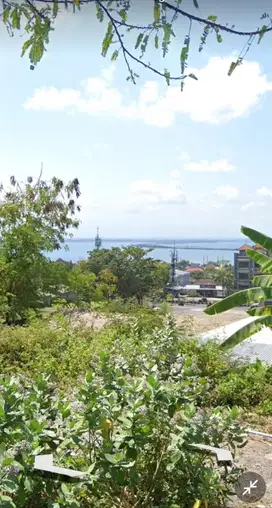 Tanah full view laut di jalan utama By pass Ngurah Rai, Nusa dua