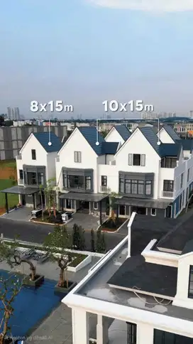 Louise at Summarecon Serpong Rumah 3 Lantai Mewah Elegan Dekat Kampus