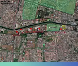 Dijual Tanah Komersial di Kedung Baruk, Wonorejo, Surabaya
