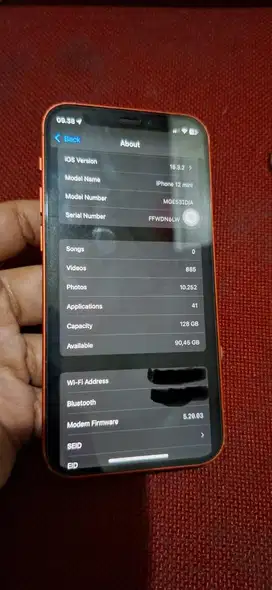 iPhone 12 Mini 128Gb Red Ex Resmi Indo
