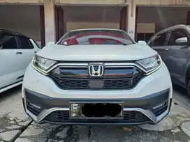 KM 22 RIBUAN Honda CRV Turbo Prestige Sensing At 2022 Putih Plat Genap