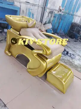 KURSI KERAMAS GOLD BAHAN FIBERGLASS READY STOCK