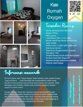 Kos Wonosobo Delux harga bersahabat