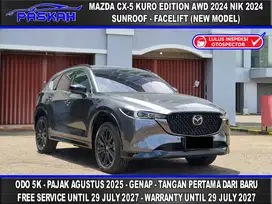 AWD NIK 2024 ODO=5K BUNGA=4% TAX=AGUSTUS MAZDA CX5 KURO AWD 2024 CX 5