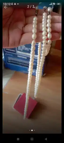 Kalung mutiara dan gelang mutiara ASLI
