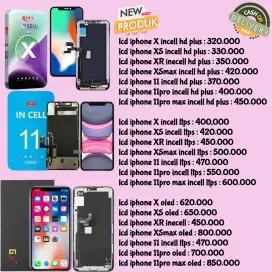 lcd iphone X XS XR XSmax 11 11pro new free pasang