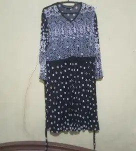 PRELOVED TUNIK SPANDEK HITAM PUTIH