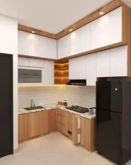 Bahan PVC board, kitchen set, lemari, backdrop tv,