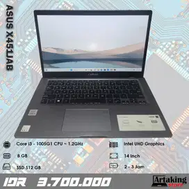 Asus X451JAB - Core i3 - Gen 10 th - Ram 8 GB - SSD 512 GB