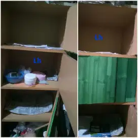Lemari kayu adanya