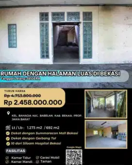 Dijual Rumah Bahagia Babelan Bekasi