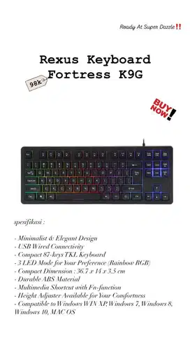 keyboard rexus K9G