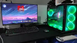 PC Gaming Editing Ryzen 7 5700G, Ram 32gb,Vga 8gb,Ssd 512gb,Hdd 1Tera