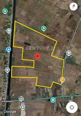 Tanah Sawah Sukatenang Sukaringin Bekasi Utara Murah Meriah