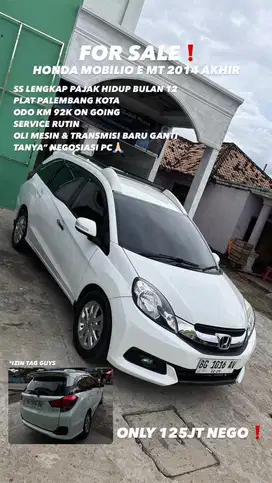 Honda mobilio manual 2014