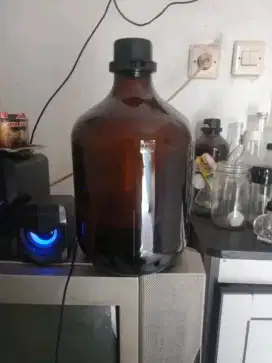 Botol kaca amber 2,5 liter