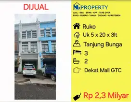 JUAL Ruko Metro Tanjung Bunga dkt mall GTC