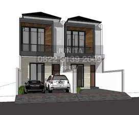 Rumah Baru Sutorejo Utara dekat raya Mulyosari