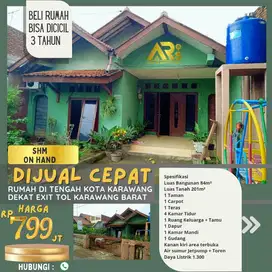Dijual Rumah 1 Lantai di Karawang Barat Bisa Diangsur 3 Tahun