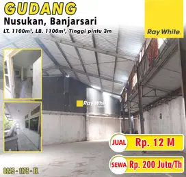 Disewakan Gudang di Nusukan Banjarsari