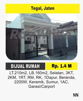Tegal jaten rumah