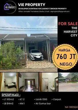 DIJUAL MURAH   RUMAH SIAP HUNI DI HARVEST