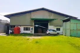 Dijual Gudang dan Tanah EX Pabrik Lokasi Strategis Dekat Bandara
