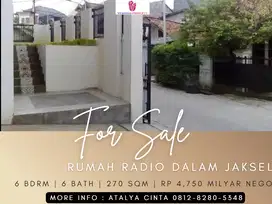 Rumah Dijual Di Radio Dalam 2 Lantai Bagus
