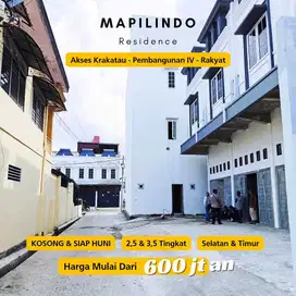 Rumah dekat jalan besar krakatau