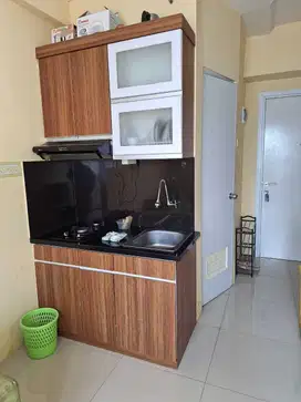 Green Pramuka tower magnolia 2br furnish lantai rendah sewa murah