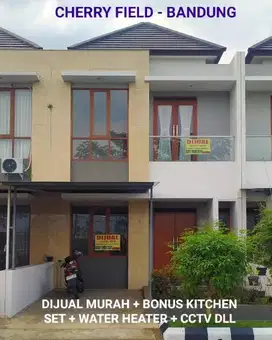 DIJUAL MURAH, Rumah 2 lt.di Cherry Field, Ciganitri Bdg