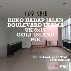 Ruko 4 Lantai Strategis di Golf Island Pantai Indah Kapuk