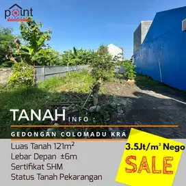 Tanah Ideal siap bangun lokasi strategis di Perum Gedongan