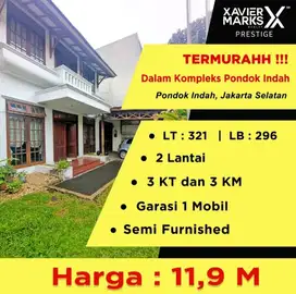 Jual Murah! Rumah siap Huni Taman Duta Pondok Indah Jaksel