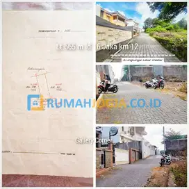 dijual tanah jalan kaliurang KM 12 lingkungan perumahan dana kost