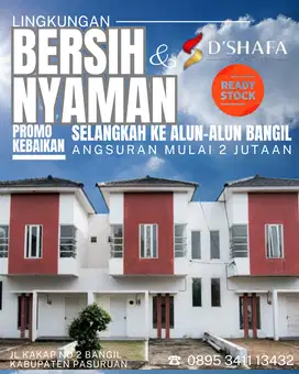 Rumah Murah Dekat PIER dan Alun-alun Bangil