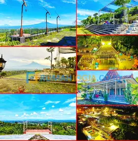 tanah usaha sangat strategis view indah area tebing breksi